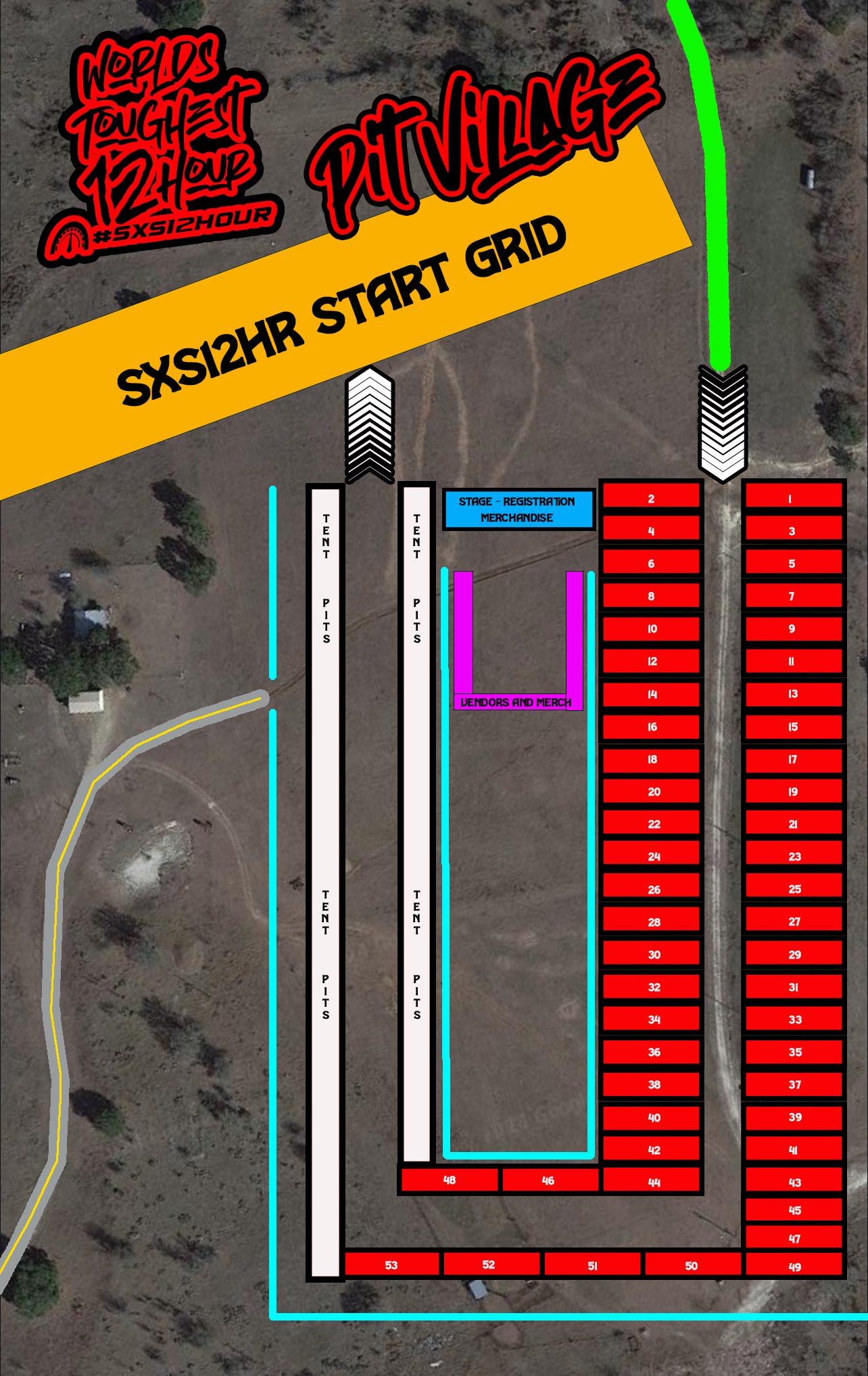 PIT ROW PARKING SPOT 41